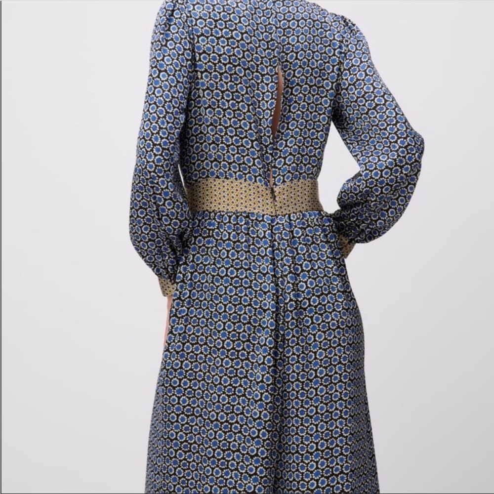 Sophisticated blue Zara jumpsuit - Picture 2 of 10